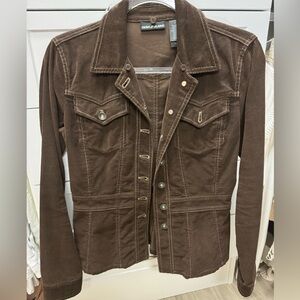 DKNY brown corduroy jacket